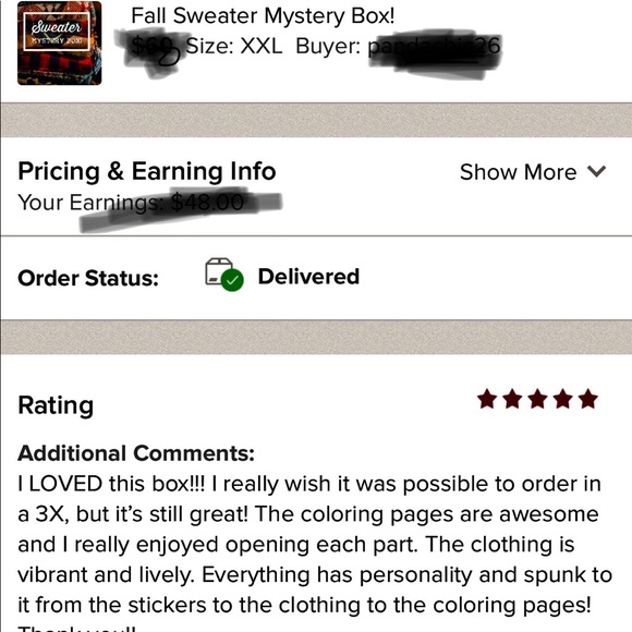 Fall Sweater Mystery Box! - Picture 3 of 6